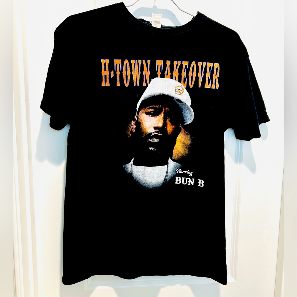 $7 or 2/$10 tshirt sale: Bun B H-Town Houston Rodeo Black Heritage 2022 t-shirt